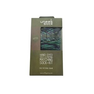 New Urth Uneek Sock Yarn Kit #60 Multi Hand Dyed Self Striping Merino